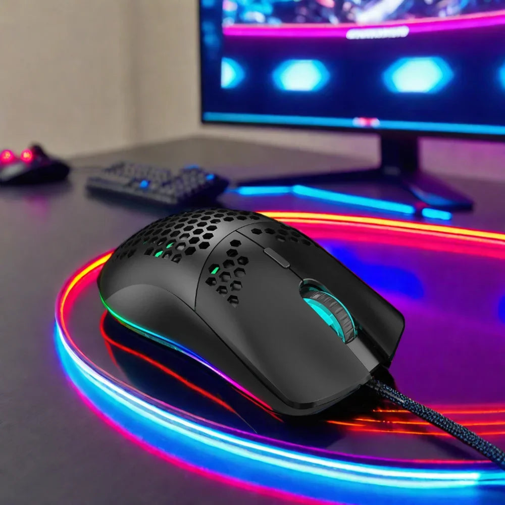 Good Quality Souris Computer Ergonomic Gaming Mouse Gamer Maus Wired Gamer Pink Rohs Gaming Mouse