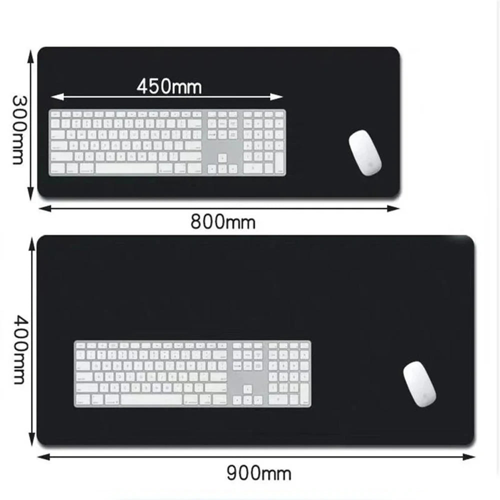 Mouse Pad Gamer Black And White Great Wave Mousepad XXL Mechanical Keyboard Pad Non-Slip Carpet Natural Rubber Mouse Mats 90x40