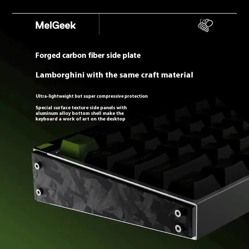 MelGeek MADE68 Ultra mechanical Gaming Keyboard Aluminum Magnetic Switch Customized 0.01RT Dual 8k Rate 0.125ms Latency laptop