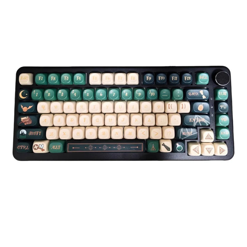 Slytherin Keycaps Full Five Sided Heat Sublimation Technology Original Factory High Mechanical Keyboard Movie Themed Keycaps