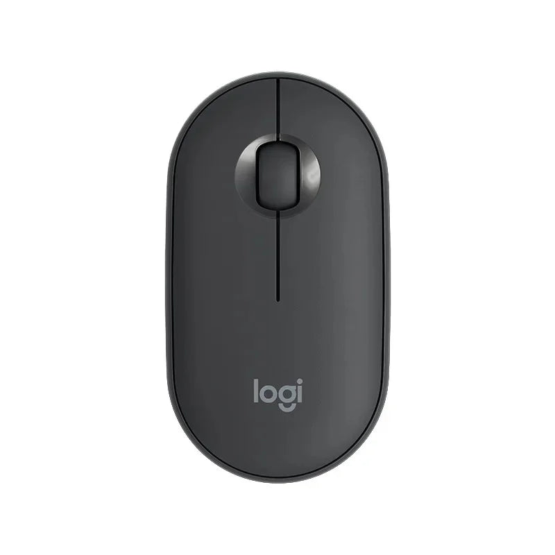 Logitech PEBBLE M350 Laptop Tablet Mouse Wireless Bluetooth Mouse Light and Thin Mute Office 2 in 1 Battery/USB Stock Mini Mouse