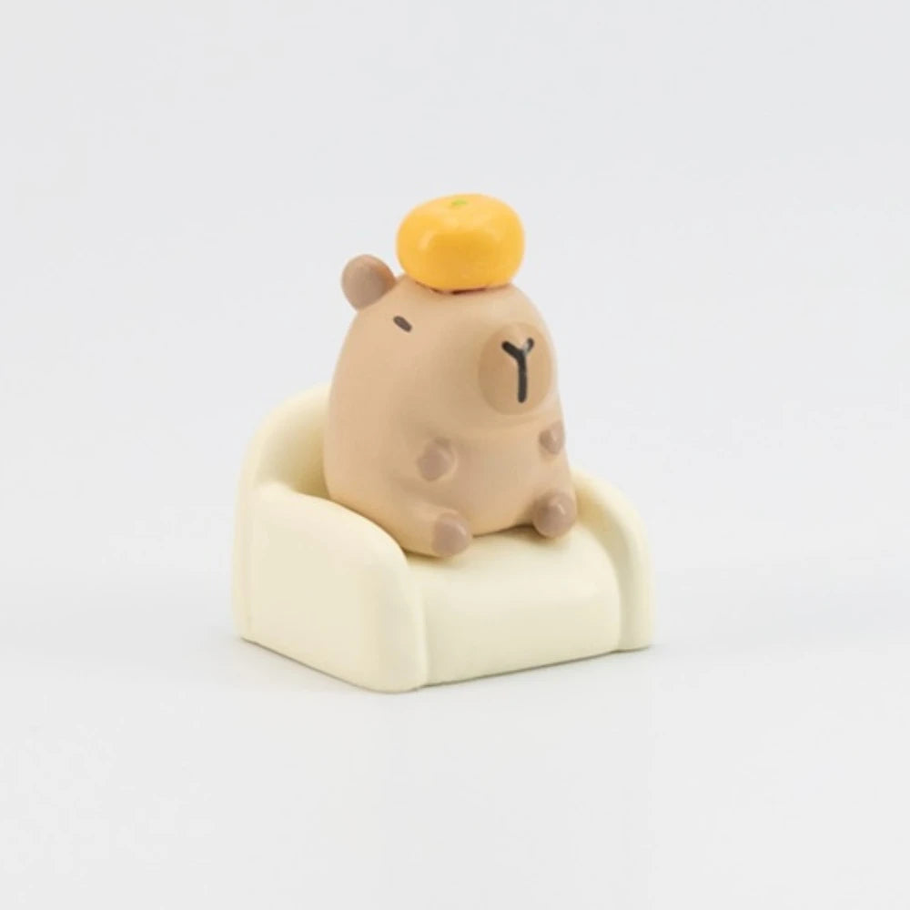 ECHOME Cute Capybara Sofa Keycap 3D Artisan Keyboard Cap Original Custom Resin KeyCap for Mechanical Keyboard Accessories Gift