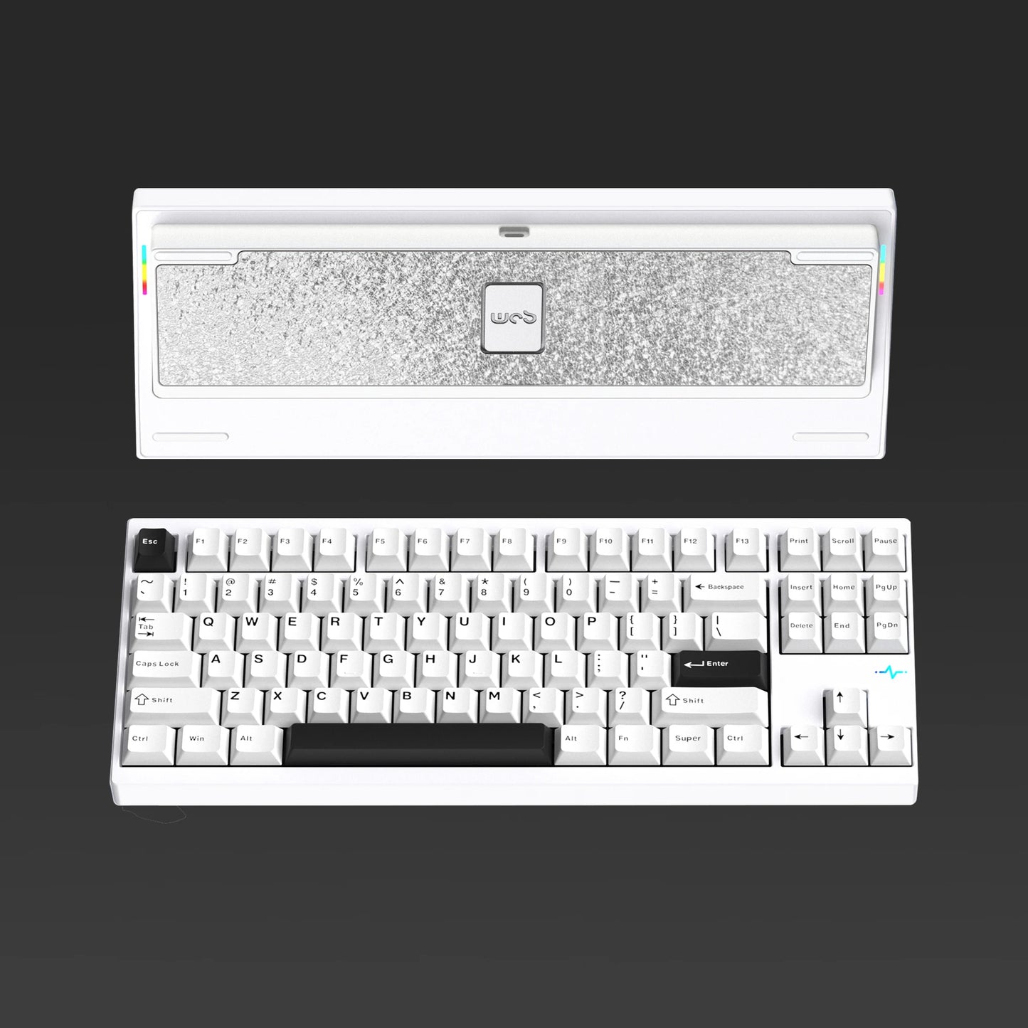 WOBKEY Crush80 Reboot CNC Aluminum 5-Second Quick-Release Triple-Mode Connectivity Mechanical Keyboard with Superior Acoustics