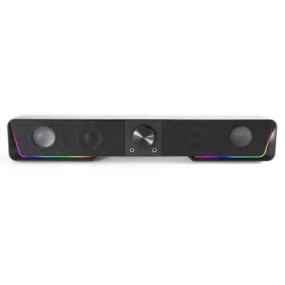 REDRAGON GS570 Darknets Bluetooth Wireless Sound Bar 2.0 Channel RGB Dual Speakers Column Loudspeakers for Computer PC, TV