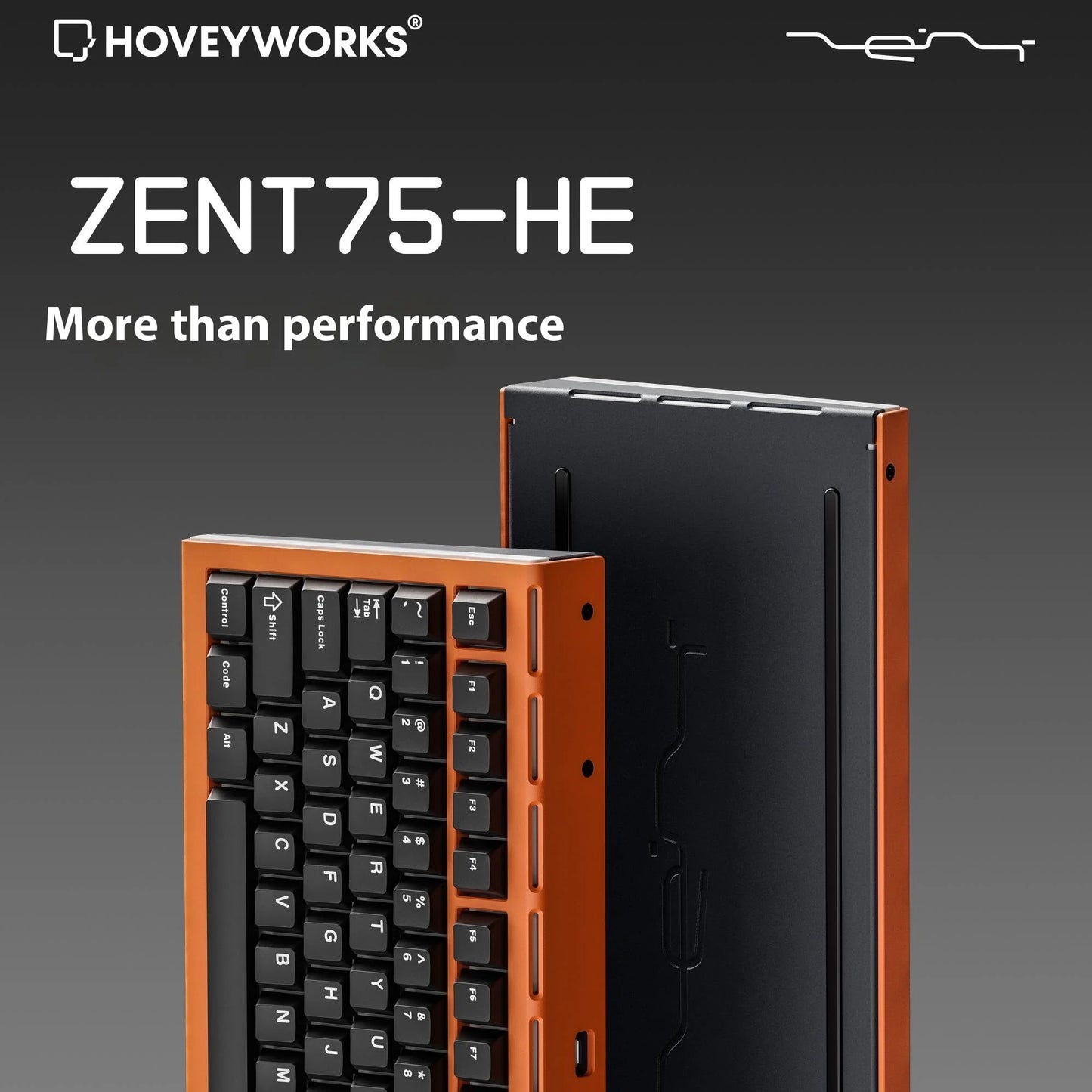 HOVEY WORKS ZENT75-HE Magnetic Switch Gaming Keyboard Custom 8000Hz RT0.01 Magnetic Jade Pro Mechanical Keyboard PC Accessories