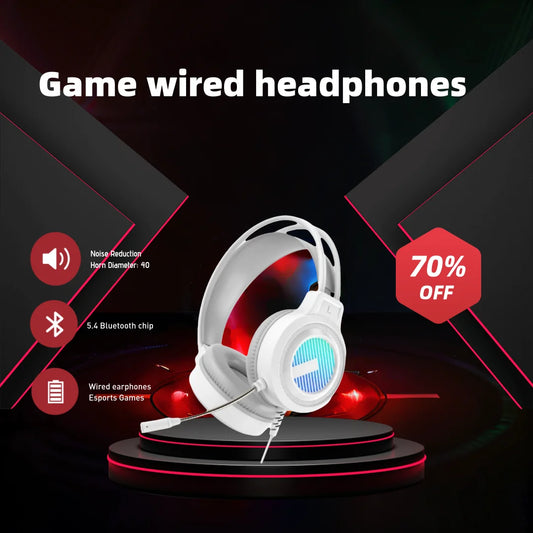 SW-G8 Gaming Headset Gaming Wired 7.1 Channel Noise Cancelling Multifunctional Headset Computer Laptop USB Gaming Headset