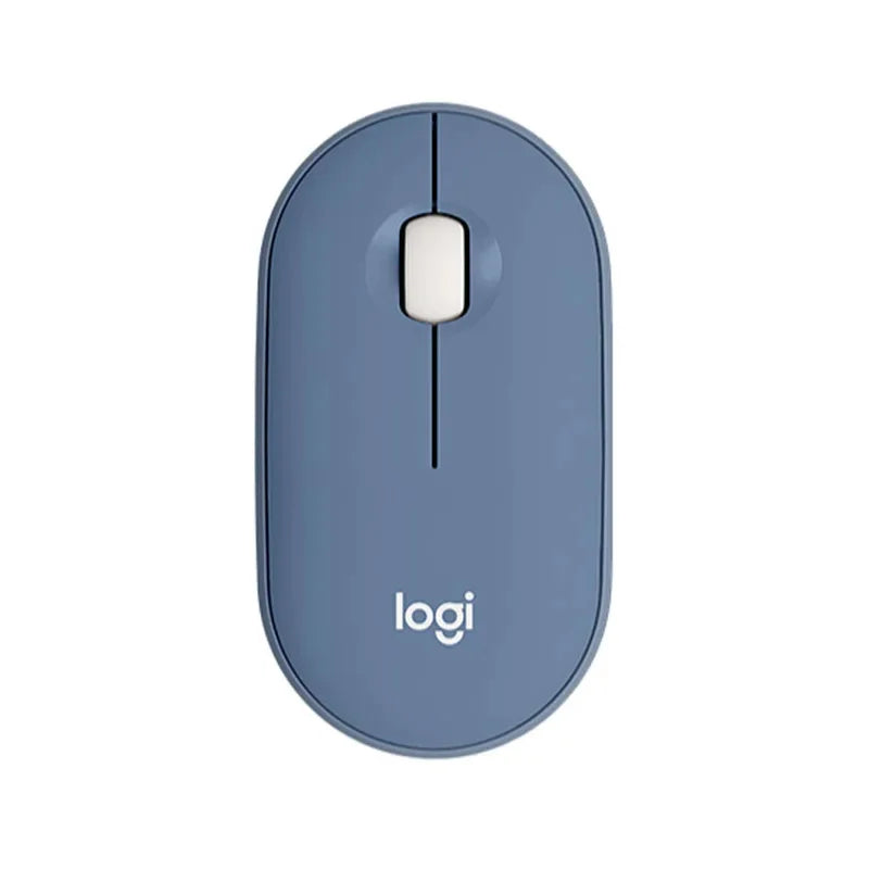 Logitech PEBBLE M350 Laptop Tablet Mouse Wireless Bluetooth Mouse Light and Thin Mute Office 2 in 1 Battery/USB Stock Mini Mouse