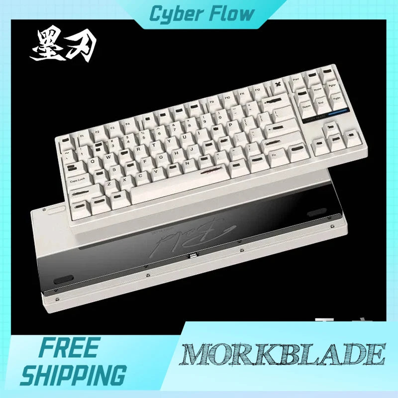 MorkBlade Bold TKL HE Mechanical Keyboard Magnetic Switch Aluminium Alloy 8000Hz RT0.01mm Gaming Keyboard  Custom PC Accessories