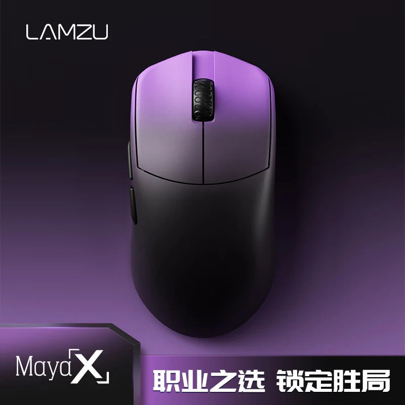 NEW Lamzu MAYA X Gaming Wireless Mouse Original PAW3950 Nordic52840 8K Dongle Included 750IPS 30K DPI 2.4G laptop gifts AURORA