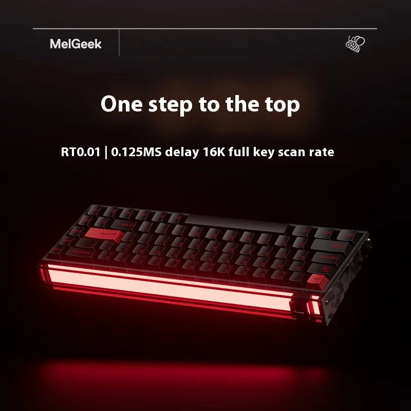 MelGeek MADE68 Ultra mechanical Gaming Keyboard Aluminum Magnetic Switch Customized 0.01RT Dual 8k Rate 0.125ms Latency laptop