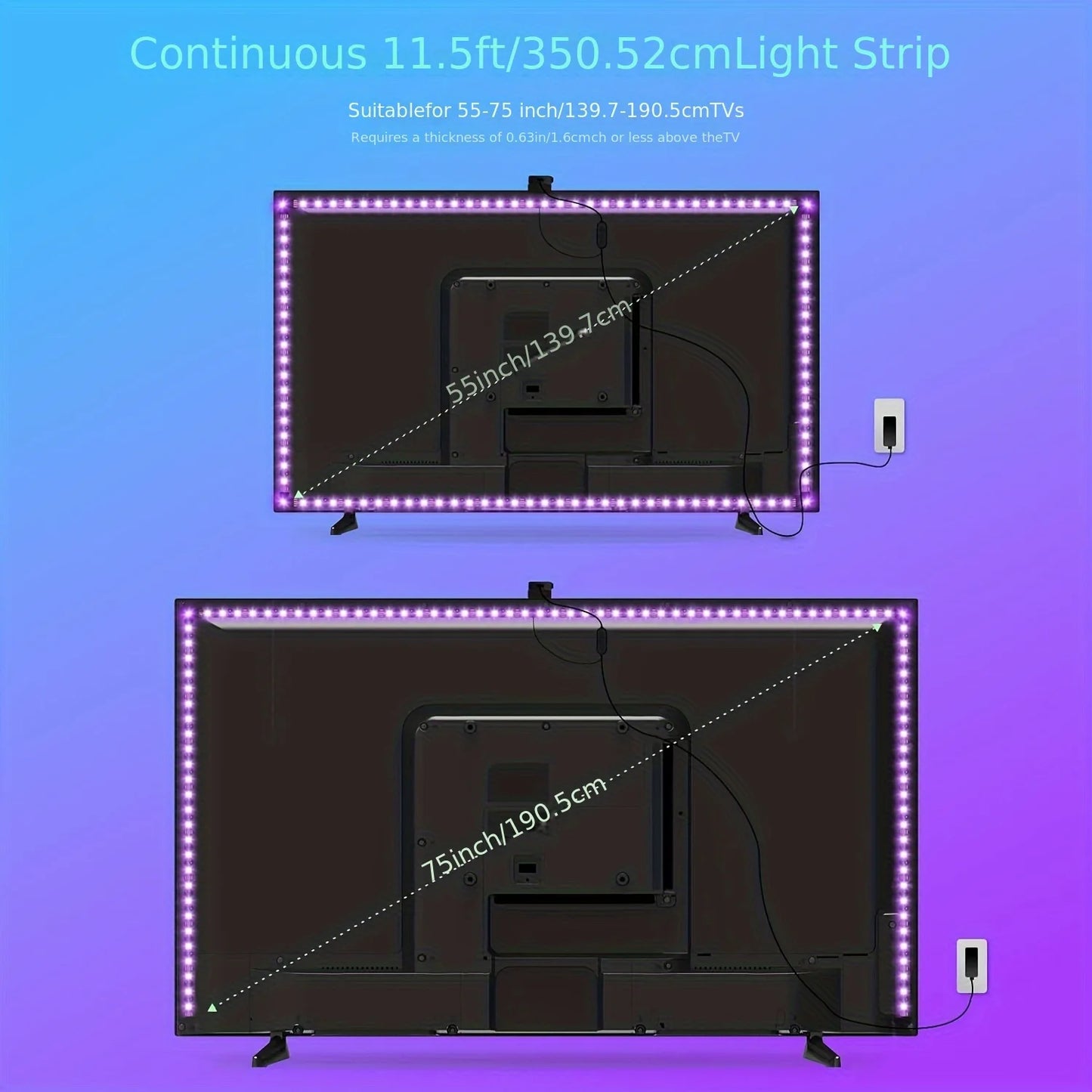 éclairage pour derrière de tv