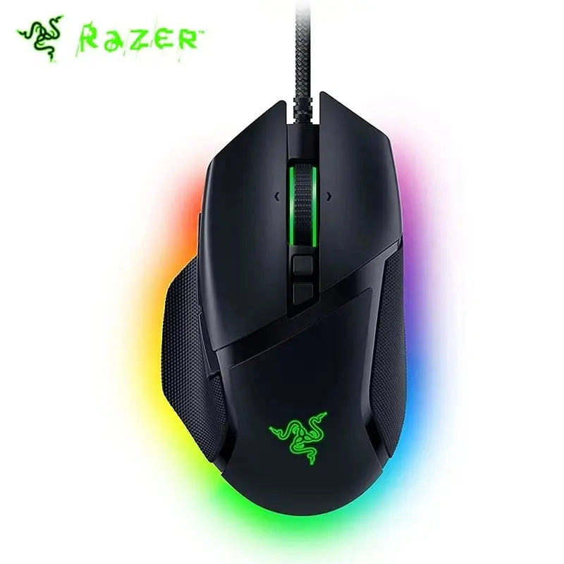 Razer Basilisk V3 Customizable Ergonomic Gaming Mouse Fastest Gaming Mouse Switch - Chroma RGB Lighting - 26K DPI Optical Senso